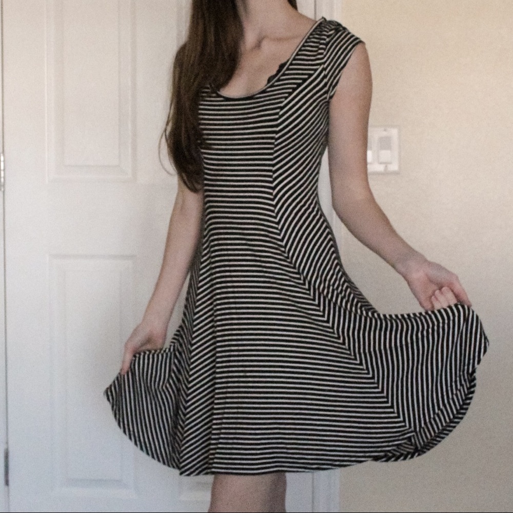 Beautiful soft form fitting knee length dress